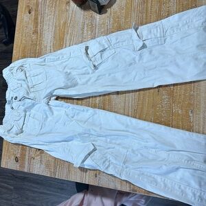 BDG Off-White Cargo Pants